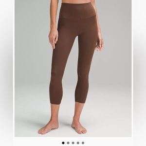 Lululemon Align High Rise Crop Java 2 (defect)